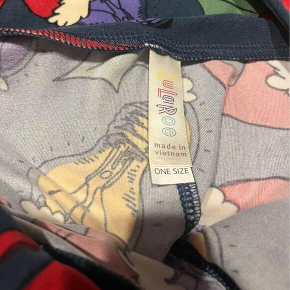 Woman’s LULAROE One Size christmas Santa Lightbulb Leggings OS - Picture 2 of 2